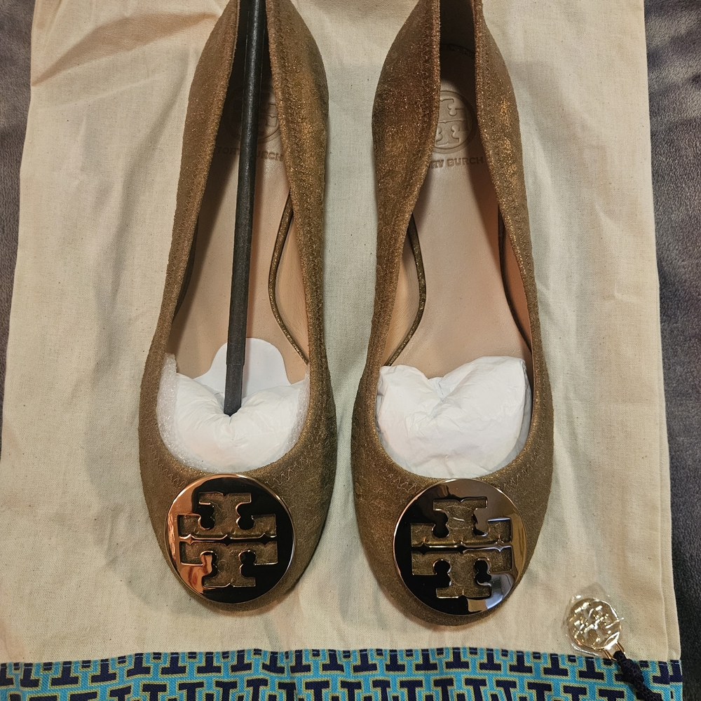 Tory Burch Women's Brown Ballet Flats